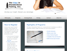 Tablet Screenshot of edgeintesting.com